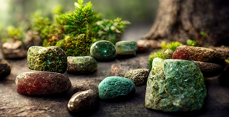 pedras de aventurina naturais