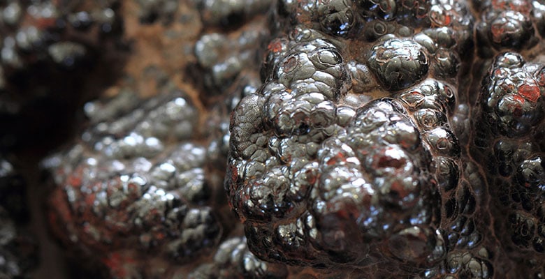 Textura das rochas hematitas