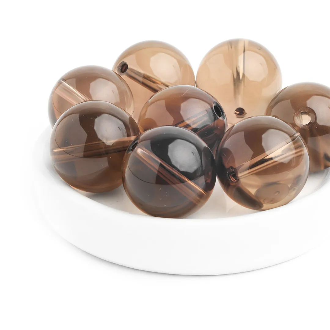 Esfera de Quartzo Fumê Natural 15mm - 2 Peças - PA271