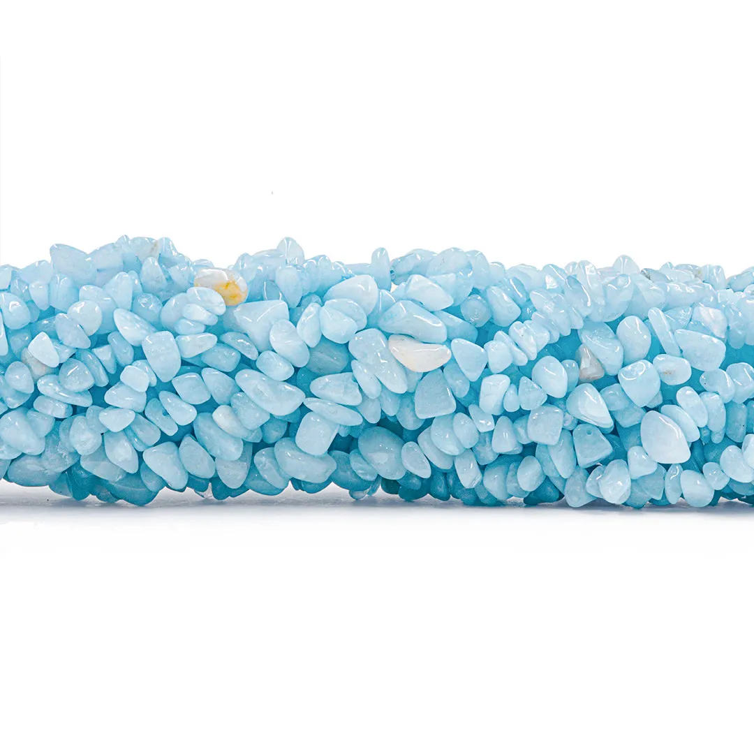 Fio de Cascalho de Calcita Azul - FC012