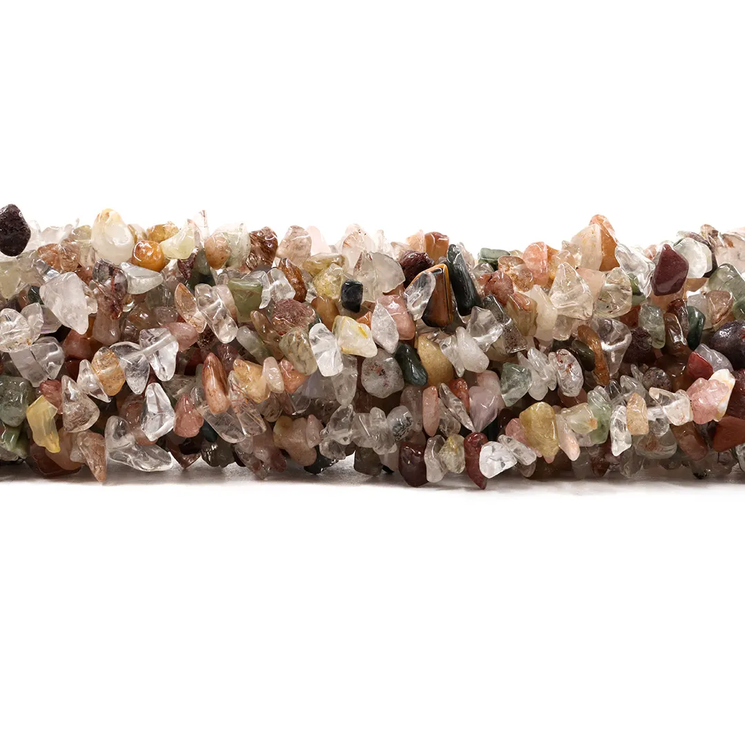Fio de Cascalho Mix de Quartzo Rutilado - FC031