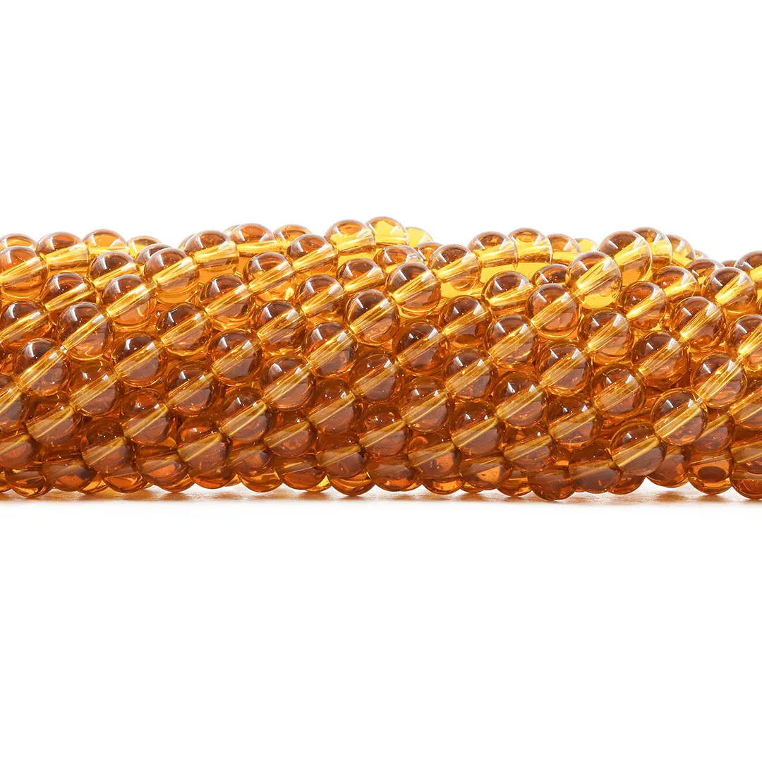 Fio de Murano Extra Citrino Translúcido Esferas de 8mm - CV213