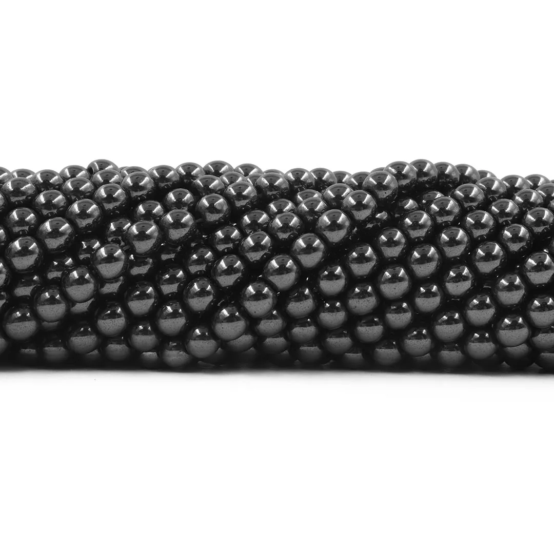 Hematita Natural Fio com Esferas de 8mm - FH002