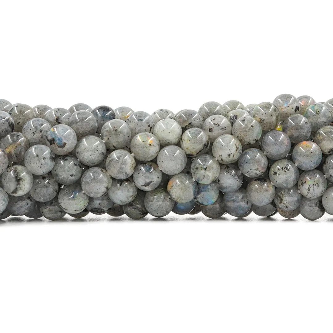 Labradorita Arco íris Extra Fio com Esferas de 8.5mm - F211