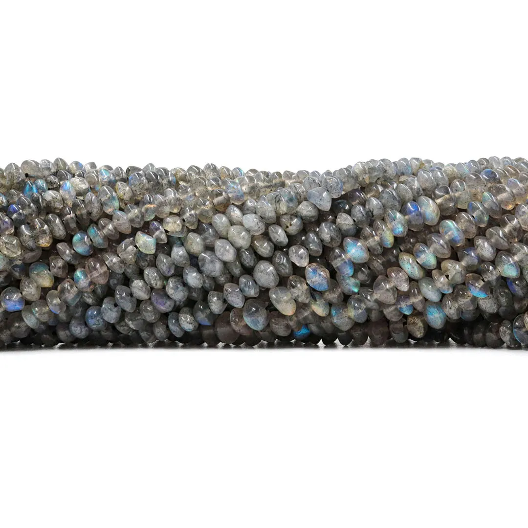 Labradorita Mini Botão 4.5mm Tamanho Irregular - F334